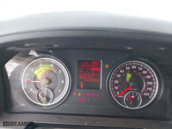 2014 Ram 1500 SSV with VIN 1C6RR7XT3ES379441, listed as a IAAI auction lot 41486780 with 134,982 mi miles. Bid and sale history available at carsss.com. Image 7.