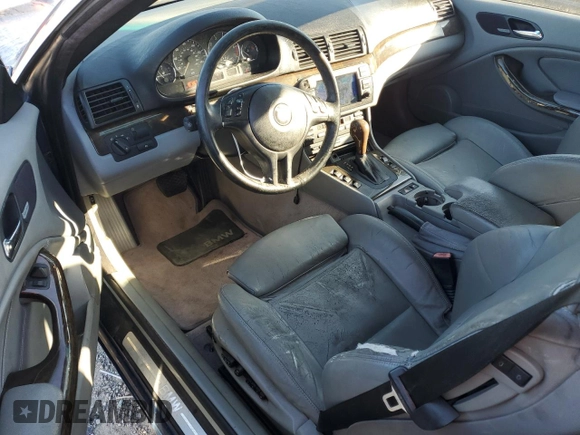 2002 BMW 3 Series 330Ci with VIN WBABS53482JU89630, listed as a Copart auction lot 42988575 with 184,467 mi miles and Salvage Title. Bid and sale history available at carsss.com. Image 8.