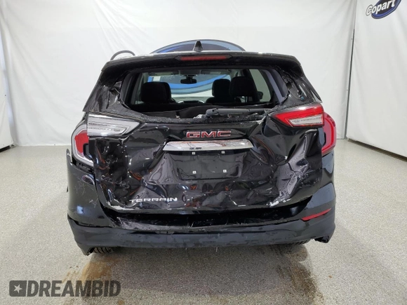 2024 GMC Terrain SLE z VIN 3GKALMEG1RL299463, wystawiony jako Copart lot #57495305 z przebiegiem 30 587 mil mil oraz Szkoda całkowita • Salvage title. Historia ofert i sprzedaży dostępna na DreamBid. Obrazek 6.