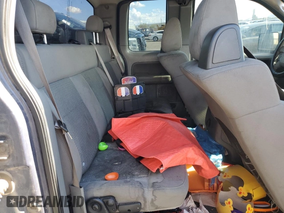 2005 Ford F-150 XLT with VIN 1FTPX145X5NA55054, listed as a Copart auction lot 56250845 with 260,876 mi miles and Salvage title. Bid and sale history available at DreamBid. Image 10.
