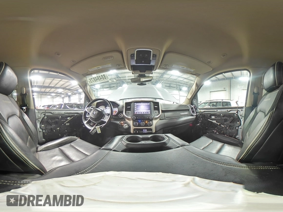 2019 Ram 1500 Laramie with VIN 1C6SRFDT2KN795605, listed as a Copart auction lot 88494875 with 156,046 mi miles and Salvage Title. Bid and sale history available at carsss.com. Image 15.