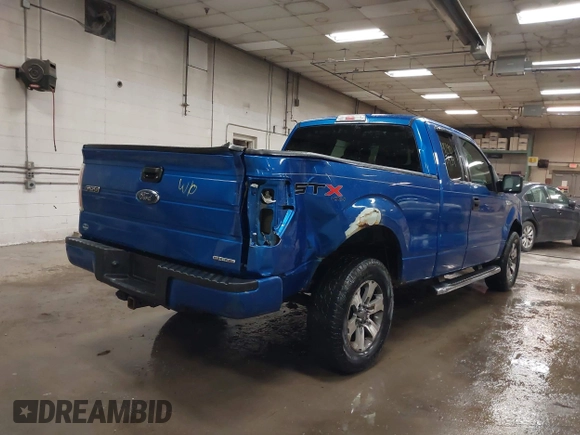 2013 Ford F-150 XL with VIN 1FTFX1EF2DFD36437, listed as a IAAI auction lot 42400934 with 118,823 mi miles and . Bid and sale history available at DreamBid. Image 4.