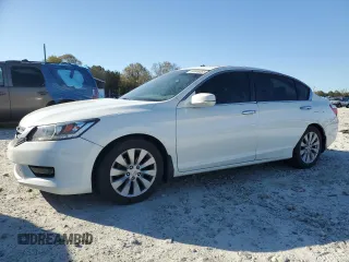 2014 Honda Accord Sedan EX-L with VIN 1HGCR2F83EA132586, listed as a Copart auction lot 50606085 with 170,334 mi miles and Salvage Title. Bid and sale history available at carsss.com. Image 1.