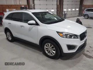 2018 Kia Sorento LX with VIN 5XYPGDA34JG360880, listed as a IAAI auction lot 41891431 with 90,996 mi miles. Bid and sale history available at carsss.com. Image 1.