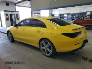 2020 Mercedes-Benz CLA 250 with VIN WDD5J4GB6LN059245, listed as a Copart auction lot 53980555 with 53,927 mi miles and Salvage Title. Bid and sale history available at DreamBid. Image 2.