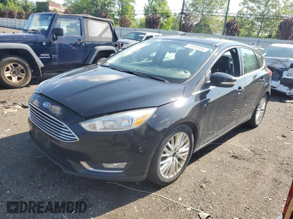 2017 Ford Focus Titanium with VIN 1FADP3N2XHL207729, listed as a Copart auction lot 59184855 with 146,768 mi miles and Salvage title. Bid and sale history available at DreamBid. Image 1.