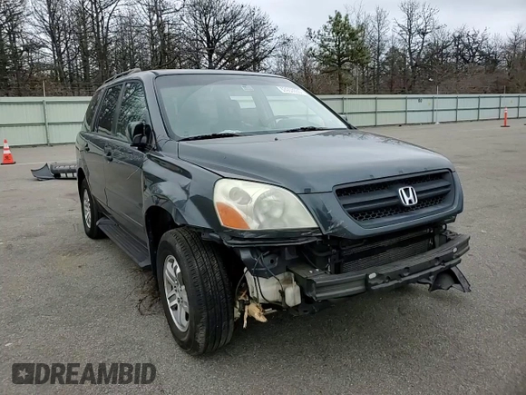 2005 Honda Pilot EX-L z VIN 2HKYF18735H551087, wystawiony jako Copart lot #53953665 z przebiegiem Nie podano mil oraz Szkoda całkowita • Salvage title. Historia ofert i sprzedaży dostępna na DreamBid. Obrazek 15.