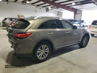 2012 Infiniti FX with VIN JN8AS1MW8CM150636, listed as a Copart auction lot 66044724 with 99,332 mi miles and Salvage Title. Bid and sale history available at carsss.com. Image 3.