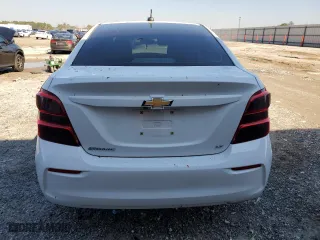 2017 Chevrolet Sonic LT with VIN 1G1JD5SH6H4130810, listed as a Copart auction lot 46839195 with 0 mi miles and Salvage Title. Bid and sale history available at carsss.com. Image 6.