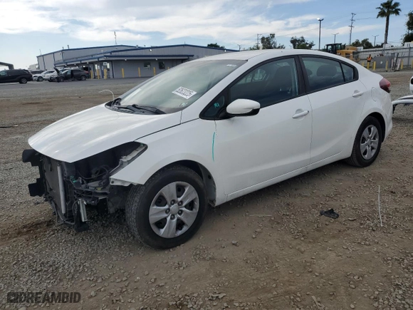 2017 Kia Forte LX with VIN 3KPFK4A73HE102001, listed as a Copart auction lot 52623225 with 108,389 mi miles and Salvage Title. Bid and sale history available at carsss.com. Image 1.