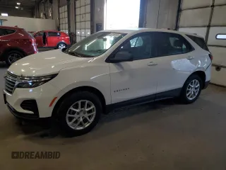 2023 Chevrolet Equinox LS with VIN 3GNAX5EG6PL259311, listed as a Copart auction lot 56166545 with 48,928 mi miles and Salvage title. Bid and sale history available at DreamBid. Image 1.