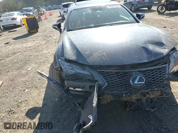 2021 Lexus RC with VIN JTHGZ5BC7M5023534, listed as a Copart auction lot 87201234 with 46,208 mi miles and Salvage Title. Bid and sale history available at carsss.com. Image 11.