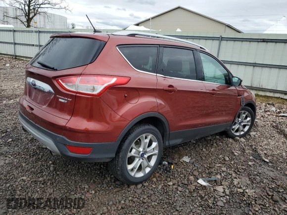 2014 Ford Escape Titanium with VIN 1FMCU9J94EUB20852, listed as a Copart auction lot 51412835 with 170,817 mi miles and Salvage Title. Bid and sale history available at DreamBid. Image 3.