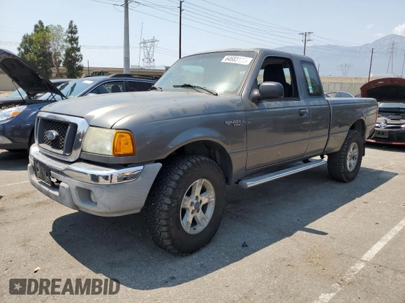 2005 Ford Ranger XL with VIN 1FTZR15E45PA73118, listed as a Copart auction lot 64683135 with 162,514 mi miles and Salvage title. Bid and sale history available at DreamBid. Image 1.