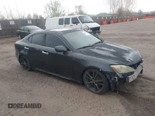 2007 Lexus IS with VIN JTHBK262672028857, listed as a IAAI auction lot 41938150 with Not Provided miles. Bid and sale history available at carsss.com. Image 1.