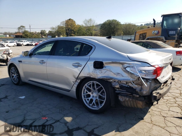 2015 Kia K900 Luxury with VIN KNALW4D44F6019332, listed as a Copart auction lot 74169884 with 120,924 mi miles and Salvage Title. Bid and sale history available at carsss.com. Image 2.