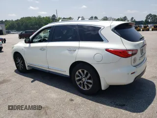 2015 Infiniti QX60 z VIN 5N1AL0MMXFC513462, wystawiony jako Copart lot #59803485 z przebiegiem 156 003 mil mil oraz Szkoda całkowita • Salvage title. Historia ofert i sprzedaży dostępna na DreamBid. Obrazek 2.