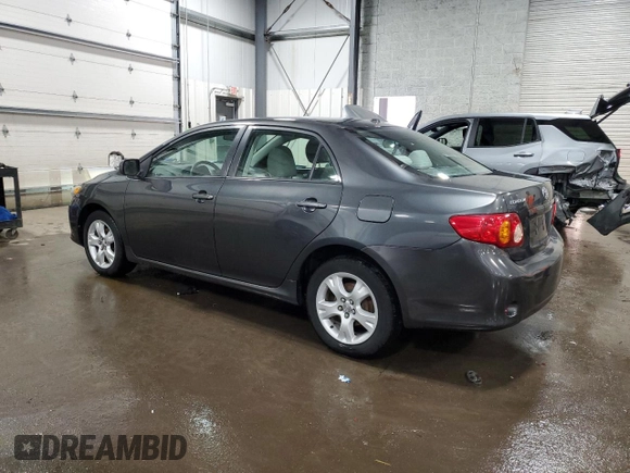 2009 Toyota Corolla with VIN 1NXBU40E49Z019376, listed as a Copart auction lot 46895925 with 91,989 mi miles and Salvage Title. Bid and sale history available at carsss.com. Image 2.