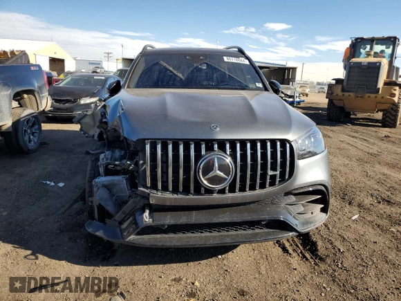 2021 Mercedes-Benz GLS with VIN 4JGFF8KE6MA515418, listed as a Copart auction lot 80118884 with 23,533 mi miles and Salvage Title. Bid and sale history available at carsss.com. Image 5.