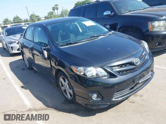 2013 Toyota Corolla L with VIN 5YFBU4EE3DP181535, listed as a IAAI auction lot 42174504 with 119,025 mi miles. Bid and sale history available at carsss.com. Image 1.
