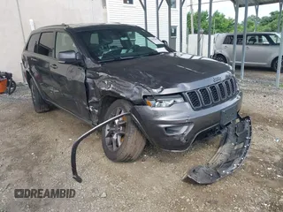 2021 Jeep Grand Cherokee 80th Anniversary with VIN 1C4RJFBG2MC612416, listed as a IAAI auction lot 42457040 with 35,441 mi miles and . Bid and sale history available at DreamBid. Image 1.