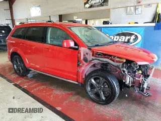 2018 Dodge Journey Crossroad z VIN 3C4PDDGG7JT504126, wystawiony jako Copart lot #55911855 z przebiegiem 107 564 mil mil oraz Szkoda całkowita • Salvage title. Historia ofert i sprzedaży dostępna na DreamBid. Obrazek 4.