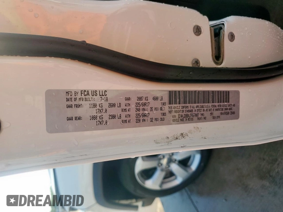 2018 Jeep Compass Latitude с VIN 3C4NJDBBXJT457007, выставлен на аукционе Copart как лот 56649625 с пробегом 113 538 миль миль и Списание • Salvage title. История ставок и продаж доступна на DreamBid. Изображение 14.