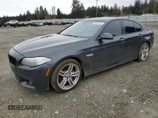 2014 BMW 5 Series 535d xDrive with VIN WBAFV3C50ED684145, listed as a Copart auction lot 49509125 with 134,144 mi miles and Salvage title. Bid and sale history available at DreamBid. Image 1.