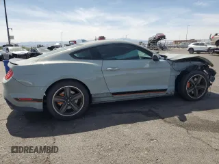 2021 Ford Mustang Mach 1 with VIN 1FA6P8R07M5550673, listed as a Copart auction lot 53577895 with 44,158 mi miles and Salvage title. Bid and sale history available at DreamBid. Image 3.