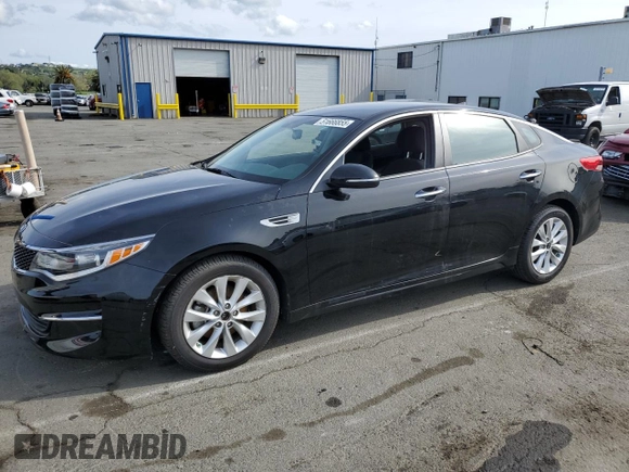 2018 Kia Optima S with VIN 5XXGT4L39JG266264, listed as a Copart auction lot 51666855 with 60,121 mi miles and Salvage Title. Bid and sale history available at carsss.com. Image 1.