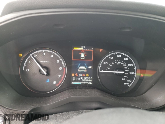 2019 Subaru Forester with VIN JF2SKACC1KH590116, listed as a Copart auction lot 47850195 with 58,574 mi miles and Salvage Title. Bid and sale history available at carsss.com. Image 9.