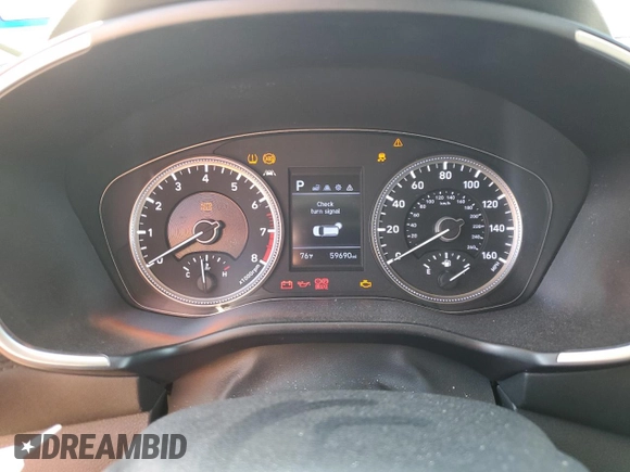2019 Hyundai Santa Fe SE with VIN 5NMS23AD8KH109136, listed as a Copart auction lot 36473483 with 59,690 mi miles and . Bid and sale history available at DreamBid. Image 9.