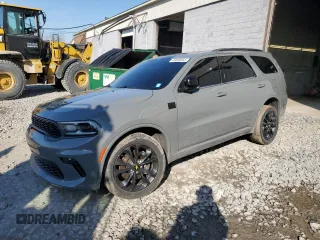 2021 Dodge Durango GT Plus with VIN 1C4RDJDG3MC599182, listed as a Copart auction lot 48698555 with 27,690 mi miles and Salvage Title. Bid and sale history available at carsss.com. Image 1.
