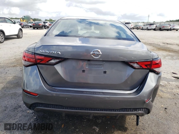 2021 Nissan Sentra S with VIN 3N1AB8BV1MY249282, listed as a Copart auction lot 52685155 with 28,405 mi miles and Non Repairable. Bid and sale history available at DreamBid. Image 6.
