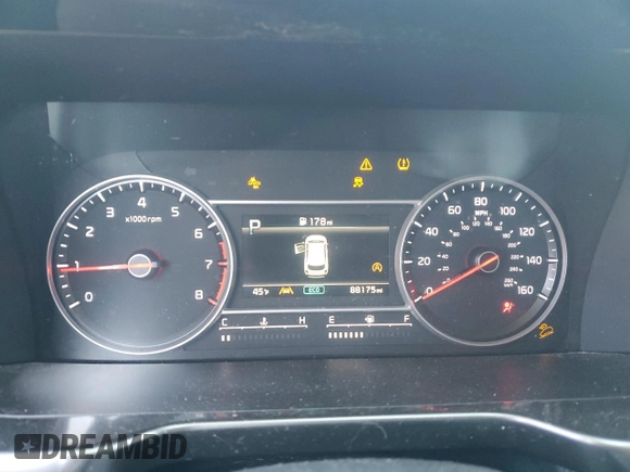 2021 Kia Sorento S with VIN 5XYRL4LC6MG051627, listed as a Copart auction lot 45833105 with 88,175 mi miles and Salvage Title. Bid and sale history available at DreamBid. Image 9.
