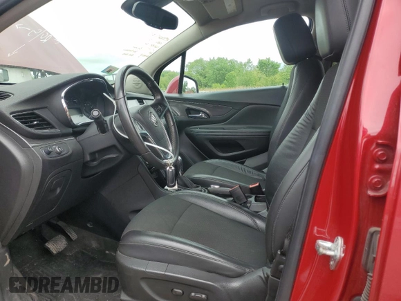 2017 Buick Encore Preferred with VIN KL4CJASB0HB006731, listed as a Copart auction lot 58355885 with 82,210 mi miles and Salvage title. Bid and sale history available at DreamBid. Image 7.