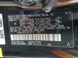 2014 Toyota Sienna Ltd with VIN 5TDDK3DC3ES074373, listed as a Copart auction lot 49814735 with 93,106 mi miles and Salvage Title. Bid and sale history available at carsss.com. Image 14.