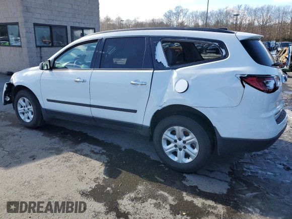 2017 Chevrolet Traverse LS with VIN 1GNKRFED4HJ101603, listed as a Copart auction lot 45803065 with 138,402 mi miles and Salvage title. Bid and sale history available at DreamBid. Image 2.