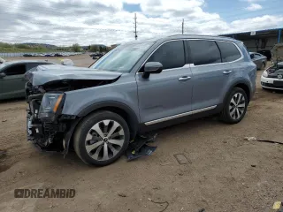 2021 Kia Telluride S with VIN 5XYP64HC7MG146639, listed as a Copart auction lot 54921155 with 51,330 mi miles and Salvage title. Bid and sale history available at DreamBid. Image 1.