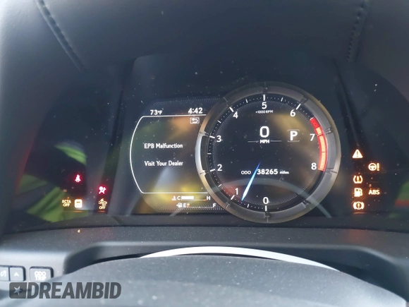 2021 Lexus ES 350 F Sport with VIN 58AHZ1B17MU096457, listed as a IAAI auction lot 41401292 with 38,265 mi miles and . Bid and sale history available at DreamBid. Image 7.
