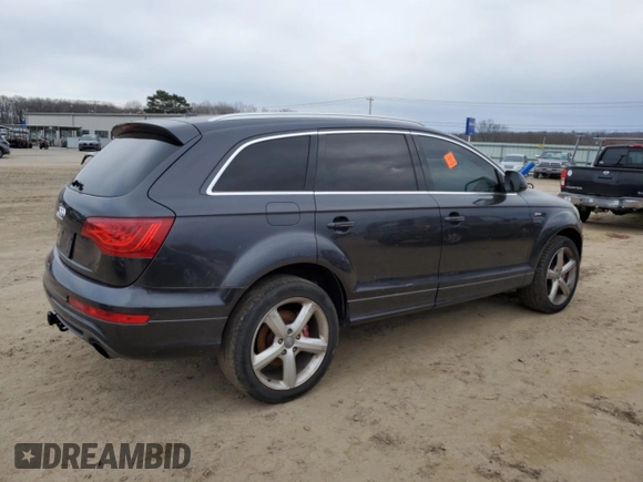 2012 Audi Q7 3.0T S line with VIN WA1DGAFE5CD009337, listed as a Copart auction lot 89097775 with 154,758 mi miles and Clean Title. Bid and sale history available at carsss.com. Image 3.