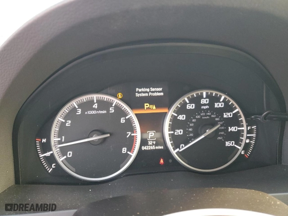2018 Acura RDX w/Advance Pkg with VIN 5J8TB4H70JL005510, listed as a Copart auction lot 89276705 with 42,265 mi miles and Salvage Title. Bid and sale history available at carsss.com. Image 9.