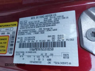 2016 Ford Mustang EcoBoost with VIN 1FA6P8TH7G5310350, listed as a IAAI auction lot 41837621 with 157,269 mi miles and . Bid and sale history available at DreamBid. Image 9.