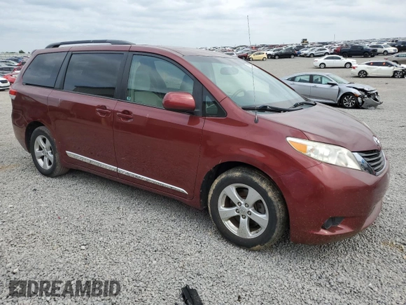 2014 Toyota Sienna LE AAS with VIN 5TDKK3DC9ES479130, listed as a Copart auction lot 57295025 with 207,850 mi miles and Non repairable. Bid and sale history available at DreamBid. Image 4.