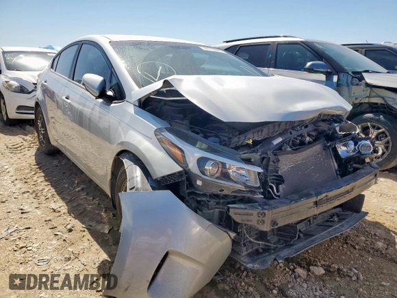 2017 Kia Forte LX with VIN 3KPFK4A73HE016526, listed as a Copart auction lot 47773845 with 54,299 mi miles and Salvage Title. Bid and sale history available at carsss.com. Image 4.