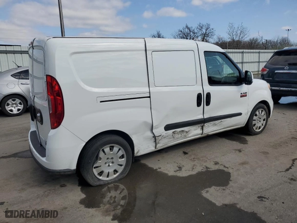 2016 Ram ProMaster City Cargo Van Tradesman SLT with VIN ZFBERFBT2G6B22569, listed as a Copart auction lot 51117115 with 38,514 mi miles and Salvage Title. Bid and sale history available at carsss.com. Image 3.