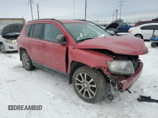 2017 Jeep Compass Sport with VIN 1C4NJCBA6HD166005, listed as a Copart auction lot 87906275 with Not Provided miles and Salvage Title. Bid and sale history available at carsss.com. Image 4.