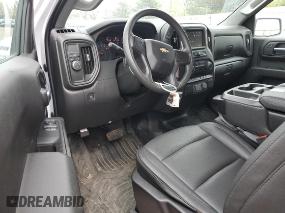 2023 Chevrolet Silverado 1500 Work Truck with VIN 3GCNAAEK4PG362843, listed as a Copart auction lot 52376485 with 55,552 mi miles and Clean Title. Bid and sale history available at carsss.com. Image 8.
