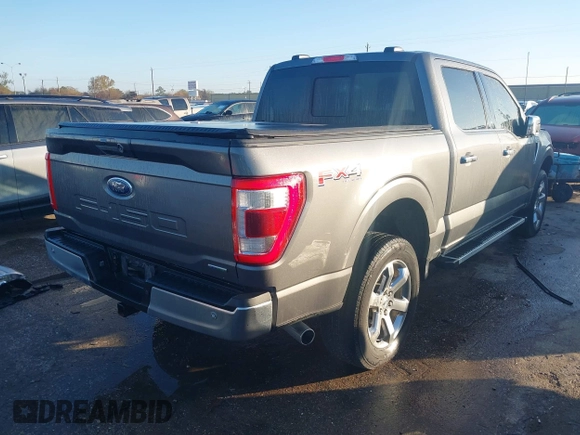 2023 Ford F-150 XL with VIN 1FTFW1E81PKE39560, listed as a IAAI auction lot 41202267 with 20,383 mi miles. Bid and sale history available at carsss.com. Image 4.