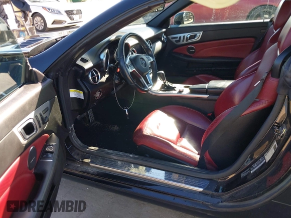 2012 Mercedes-Benz SLK-Class SLK 350 with VIN WDDPK5HA9CF036523, listed as a IAAI auction lot 41663366 with 65,722 mi miles. Bid and sale history available at carsss.com. Image 8.